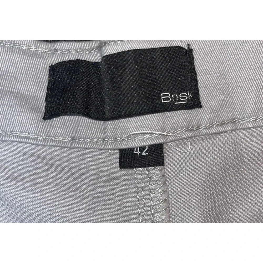 Brisk Chino Shorts Men Size 42 Gray